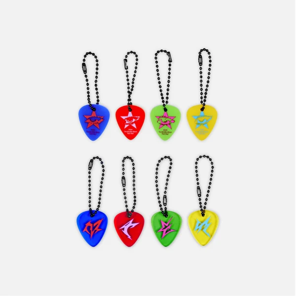 aespa - Random Guitar Pick Keyring [2025 aespa Week 'Rich Man' POP-UP Official MD]