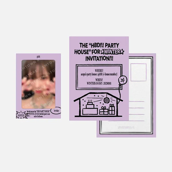 aespa WINTER - Birthday Party Card [2025 Artist Birthday MD]