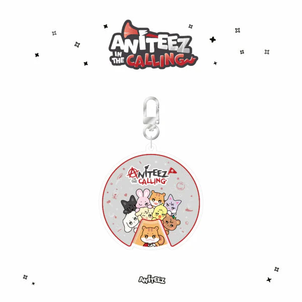 ATEEZ - Acrylic Roulette Keyring [ANITEEZ IN THE CALLING Official MD]