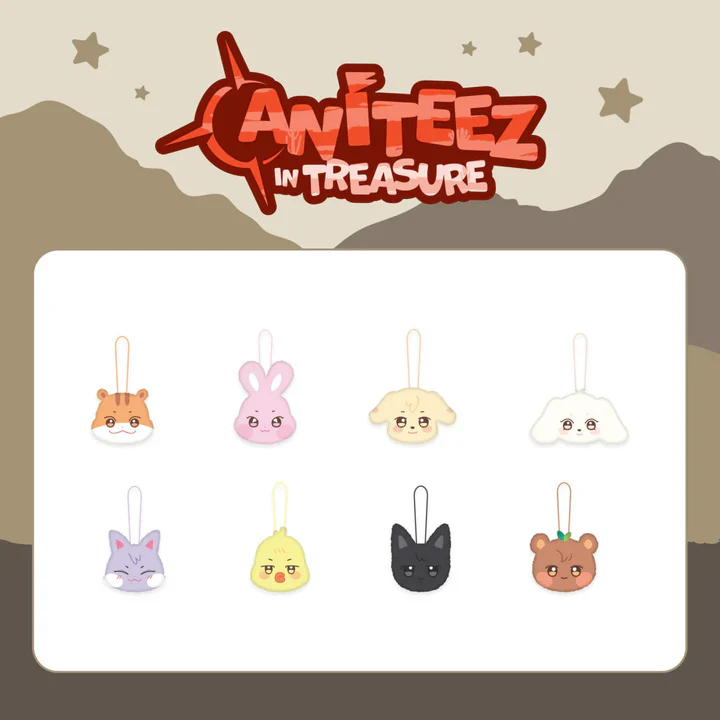 ATEEZ - Plush Name Tag [ANITEEZ IN TREASURE Official MD]