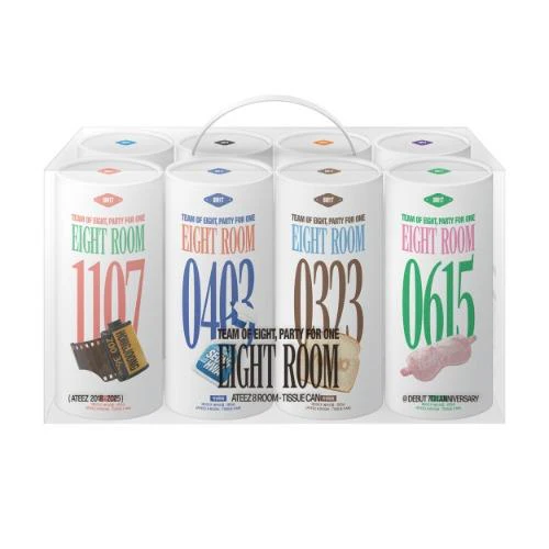 ATEEZ - Tissue Can Set ['8ROOM' 7th Anniversary POP-UP Official MD]