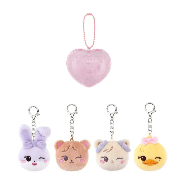 BLACKPINK - Character Plush Face Keyring + Case ['DEADLINE' WORLD TOUR IN SEOUL Official MD]