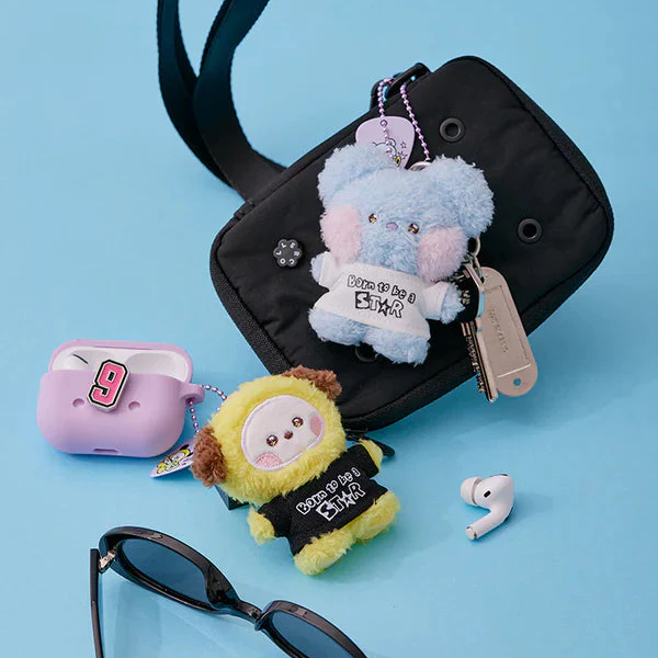 BT21 minini - Mini Band Plush Keyring - Image 4