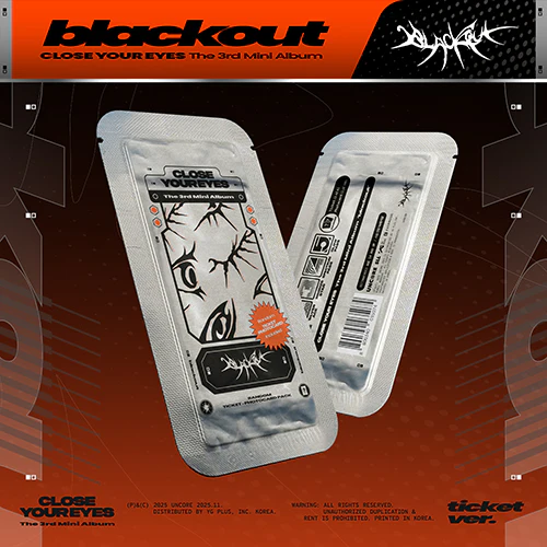 CLOSE YOUR EYES - blackout [3rd Mini Album - ticket Ver.]