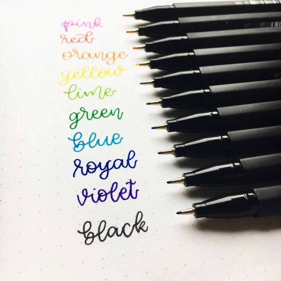 DONG-A Hexaplus Fineliner Pen, 0.4mm (5 Color Set) - Image 7
