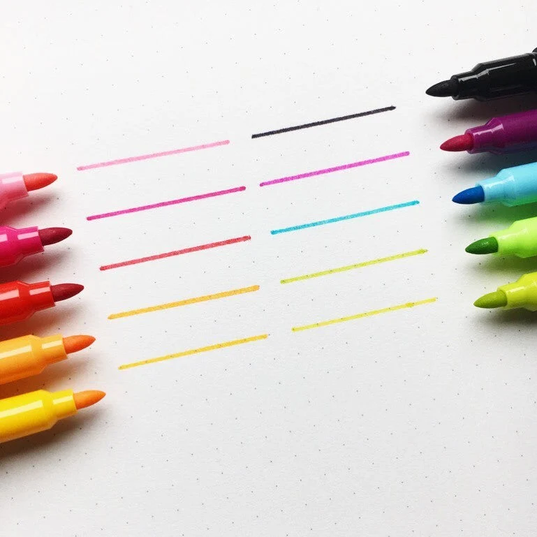 DONG-A MyColor2 Double-Sided Markers, Broad and Fine Tips (10 Color Set) - Image 5