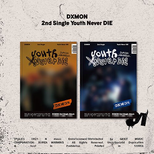 DXMON - Youth Never DIE [2nd Single Album]