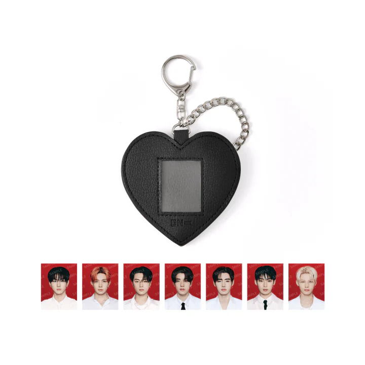 ENHYPEN - Mini Photo Holder Leather Keyring [WORLD TOUR 'WALK THE LINE : FINAL' Official MD]