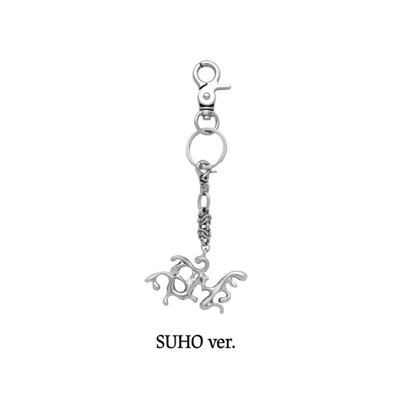 [PRE-ORDER] EXO - Metal Charm Keyring [2026 EXO POP-UP 'REVERXE THE WORLD' Official MD] - Image 2
