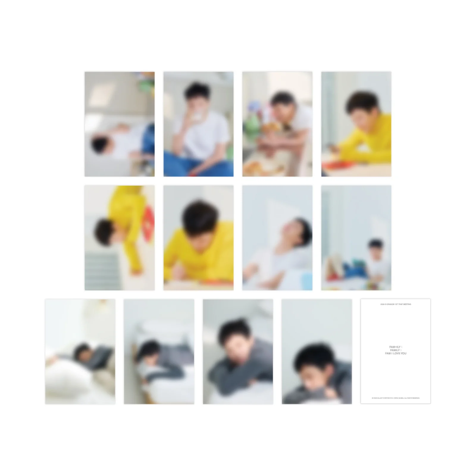 [PRE-ORDER] G-DRAGON - Postcard Set [2026 'FAM' MEETING 'FAM+ILY : FAMILY : FAM I LOVE YOU' Official MD]
