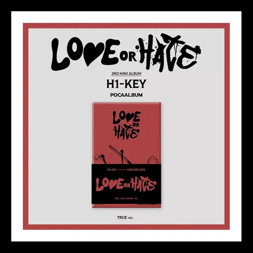 H1-KEY - LOVE or HATE [3rd Mini Album - POCA Ver.] - Image 2