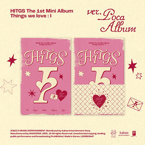HITGS - Things we love : I [1st Mini Album - POCA Ver.]