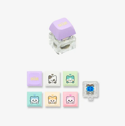 ITZY - TWINZY Keycap Set [The 4th Fan Meeting 'ON AIR' Official MD]