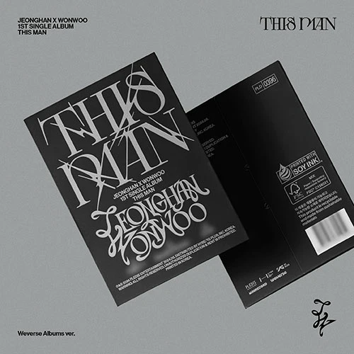 JEONGHAN X WONWOO - THIS MAN [1st Single Album - Weverse Ver.]