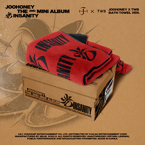 JOOHONEY - 光 (INSANITY) [2nd Mini Album - JOOHONEY X TWB BATH TOWEL Ver.]