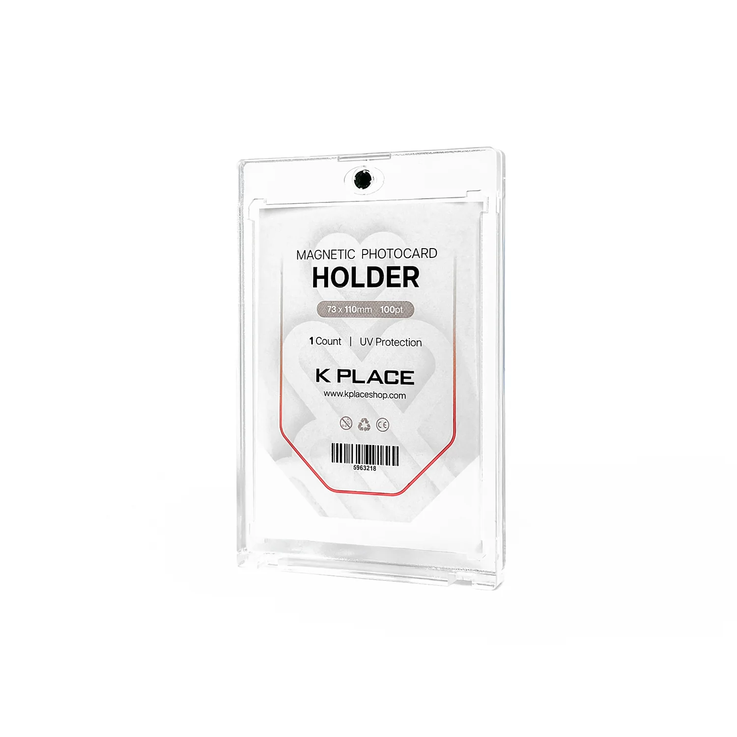Magnetic Photocard Holder, 73 x 110mm, 100pt