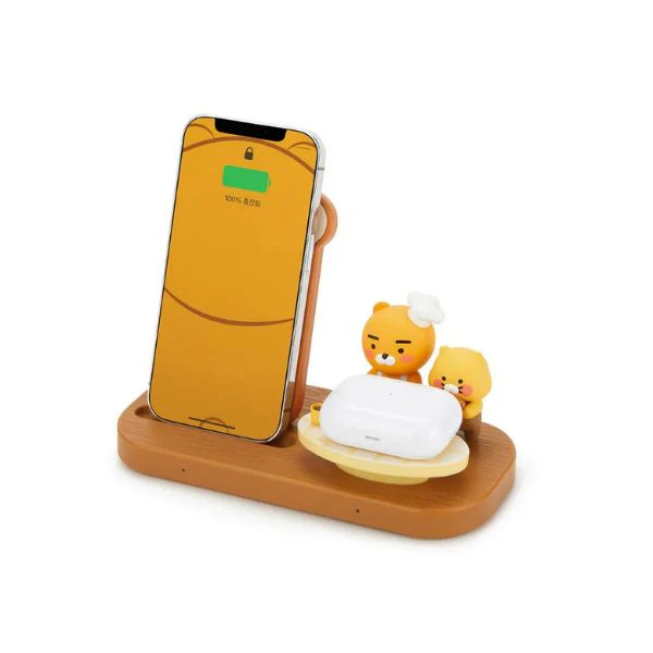Kakao Friends - 2 in 1 Wireless Charging Stand [Ryan & Choonsik] - Image 6