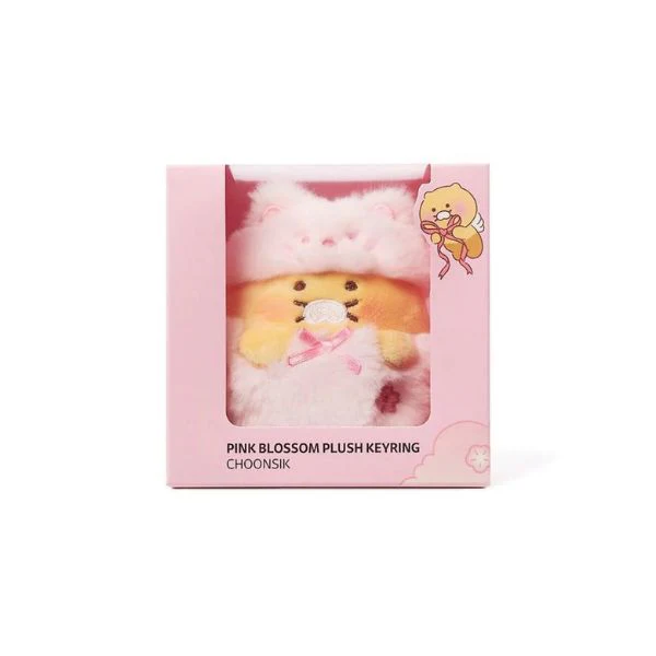 Kakao Friends - Pink Blossom Plush Keyring & Photocard Set - Image 9