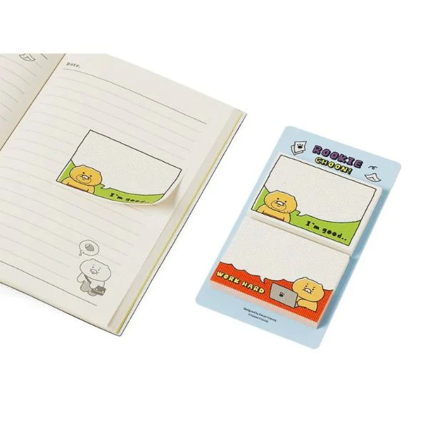 Kakao Friends - Rookie Choon Office Memo Sticker Set [Choonsik] - Image 2