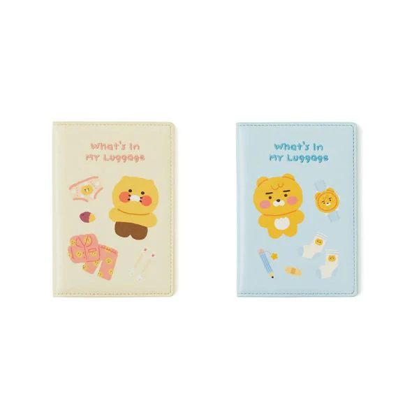 Kakao Friends - What's in My Luggage Passport Case