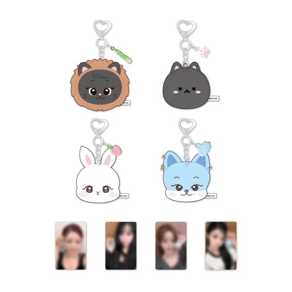 KISS OF LIFE - Face Doll Keyring [THE 2ND ANNIVERSARY Official MD]