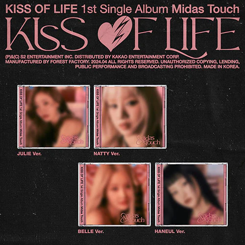 KISS OF LIFE - Midas Touch [1st Single Album - Jewel Ver.]