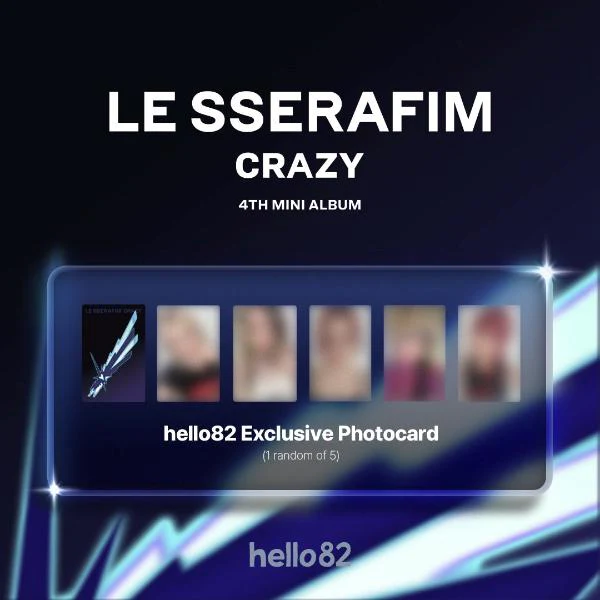 LE SSERAFIM - CRAZY [4th Mini Album - hello82 Exclusive Ver.] - Image 5