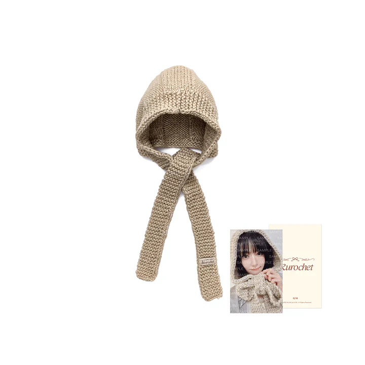 LE SSERAFIM - FIM'S CLUB Hooded Scarf [KKUROCHET by SAKURA 2nd Official MD]