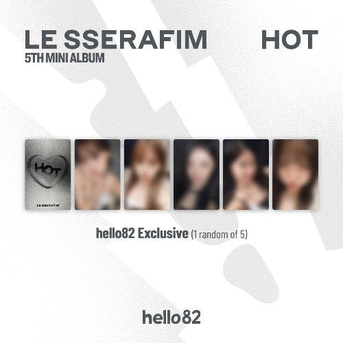 LE SSERAFIM - HOT [5th Mini Album - hello82 Exclusive Ver.] - Image 5