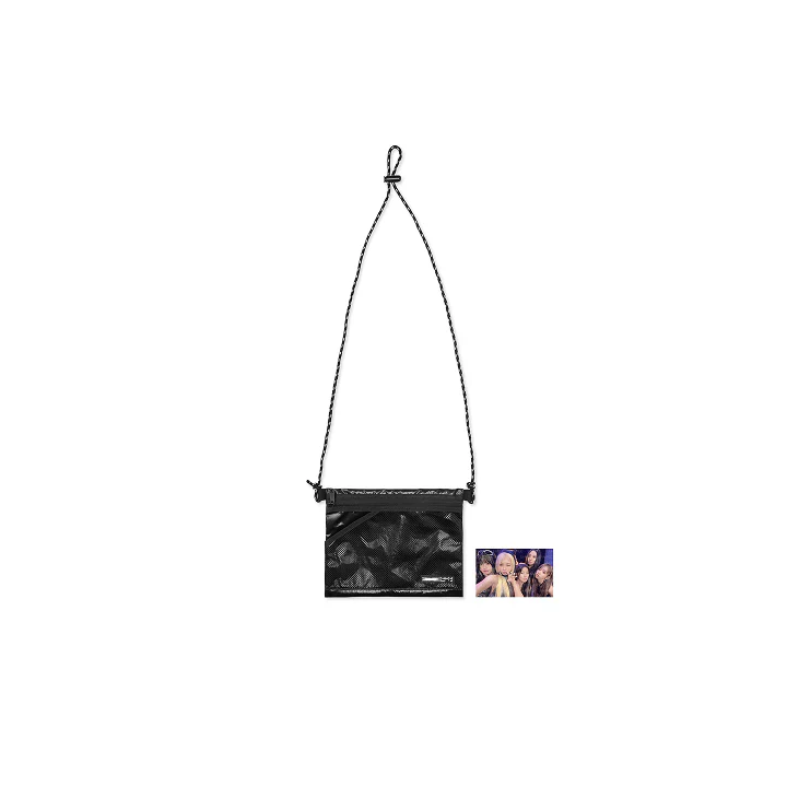 LE SSERAFIM - Sacoche Bag (Black) [EASY CRAZY HOT 2025 TOUR Official MD]