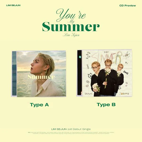 LIM SEJUN - You're My Summer [1st Single Album]