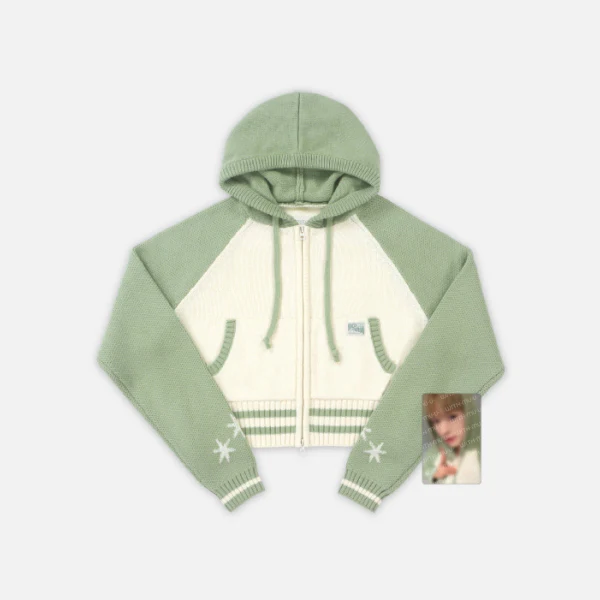 NCT WISH - Knit Zip-Up Hoodie Set (CROP Ver.) ['INTO THE WISH: Our WISH' 1st Concert Tour Official MD]