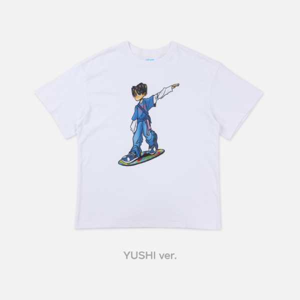 NCT WISH - T-Shirt (Illustration Ver.) [FIND YOUR COLOR POP-UP Official MD] - Image 4