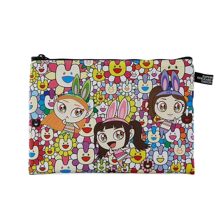 NewJeans - Pattern Pouch (Flower) [NJ x MURAKAMI] - Image 4