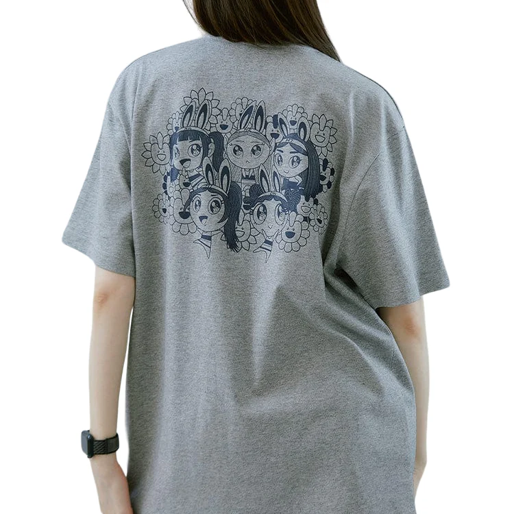 NewJeans - T-Shirt (Melange Gray) [NJ x MURAKAMI]