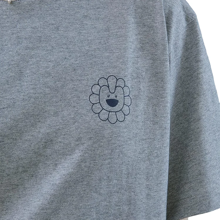 NewJeans - T-Shirt (Melange Gray) [NJ x MURAKAMI] - Image 6