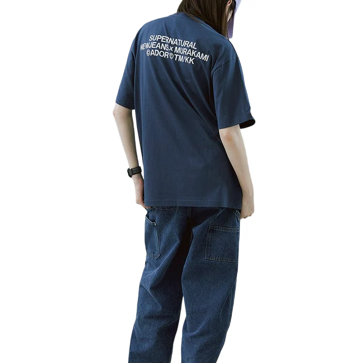 NewJeans - T-Shirt (Navy) [NJ x MURAKAMI] - Image 4