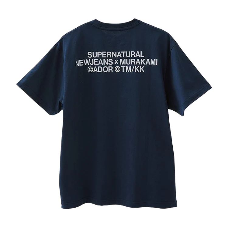 NewJeans - T-Shirt (Navy) [NJ x MURAKAMI] - Image 8