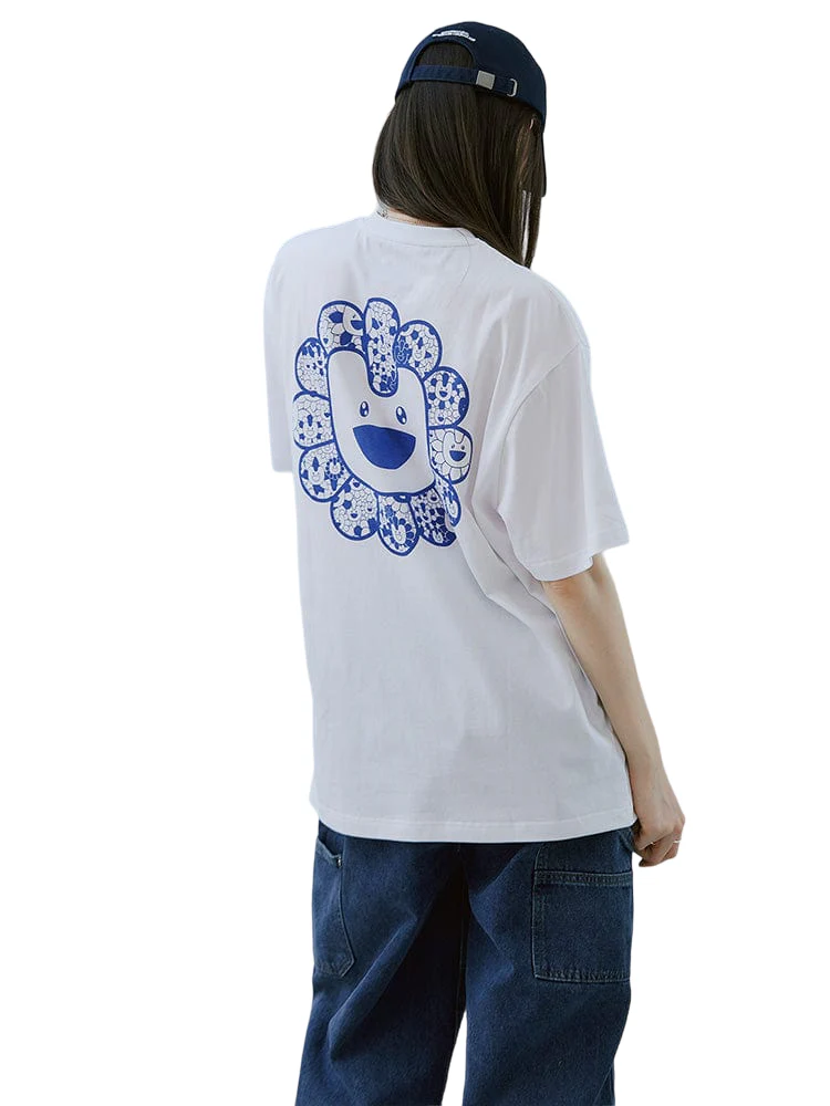 NewJeans - T-Shirt (White) [NJ x MURAKAMI] - Image 2