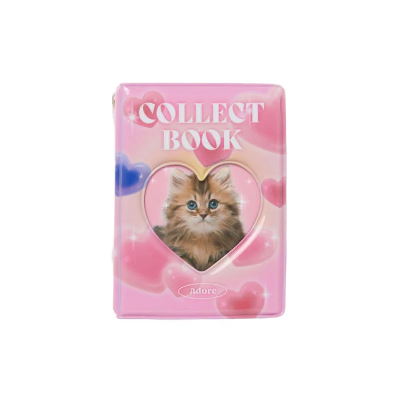 Pink Cat Mini Collect Book Photocard Album [40 Pockets]