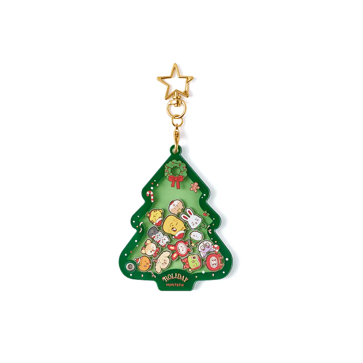 [2ND PRE-ORDER] SEVENTEEN - Acrylic Shaker Keyring Green [HOLIDAY with MINITEEN Official MD]