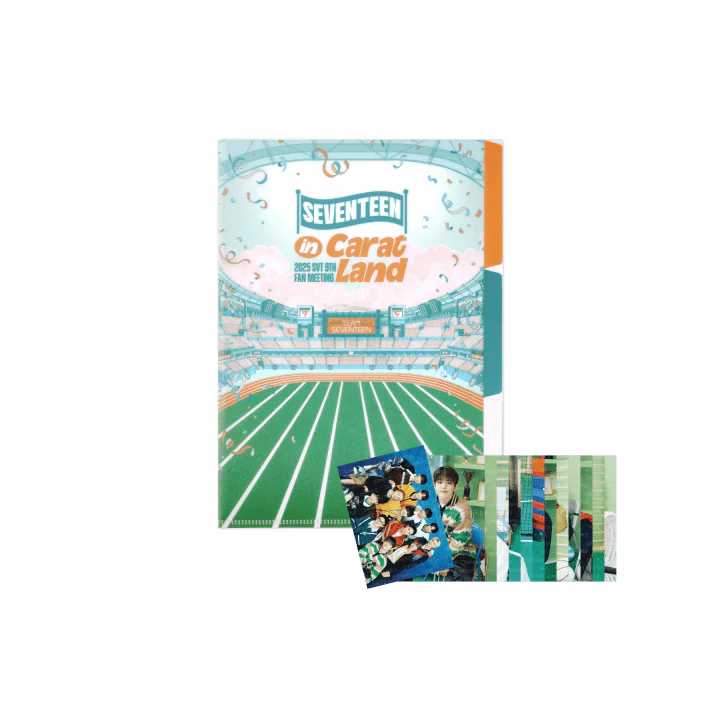 SEVENTEEN - File Holder & Poster Set [2025 SVT 9th Fan Meeting 'SEVENTEEN in CARAT LAND' Official MD]