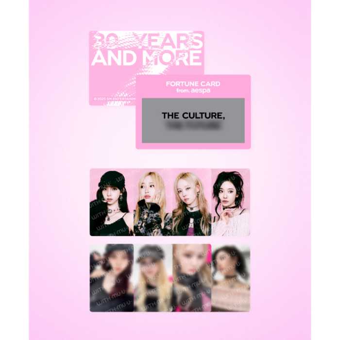 SMTOWN - Fortune Scratch Card Set [SMTOWN LIVE 2025 Tour Official MD] - Image 14
