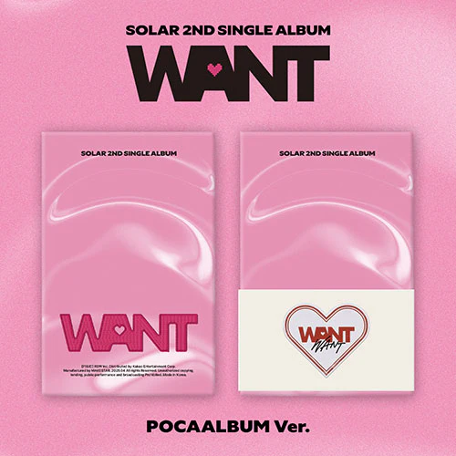 Solar - WANT [2nd Single Album - POCA Ver.]