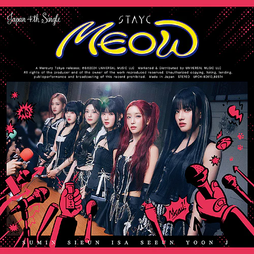 STAYC - MEOW / Cheeky Icy Thang [4th JP Single Album - Regular Edition]