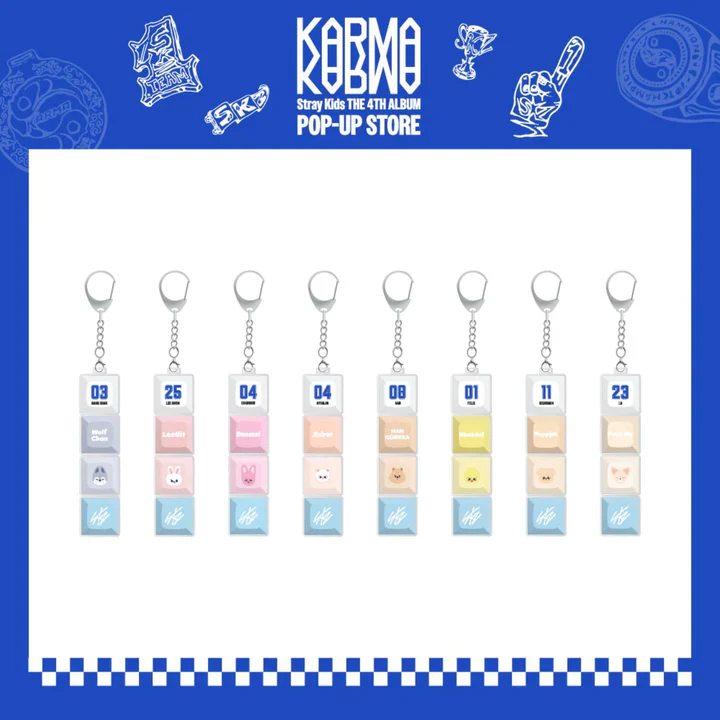 Stray Kids - SKZOO Keycap Keyring [KARMA POP-UP Store Official MD]