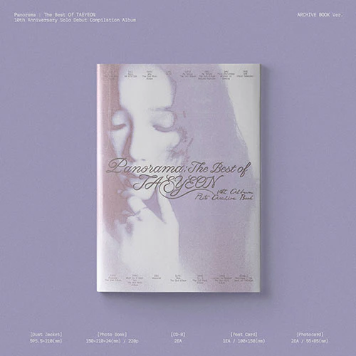 TAEYEON - Panorama : The Best of TAEYEON [1st Best Album - ARCHIVE BOOK Ver.]