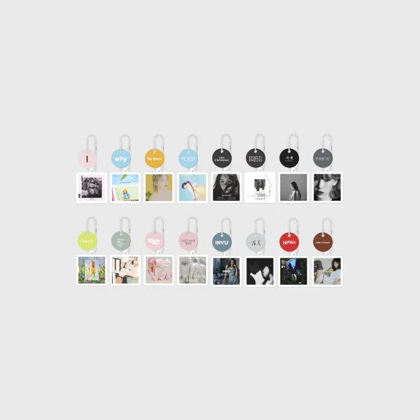 TAEYEON - Random Album Keyring [The 10th Anniversary Exhibition 'Time Lapse, Timeless' Official MD]