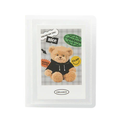 Teddy Bear Mini PP Collect Book Photocard Album [40 Pockets]