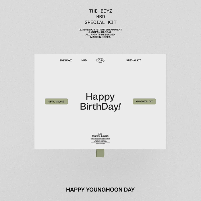THE BOYZ - HBD YOUNGHOON Special Kit